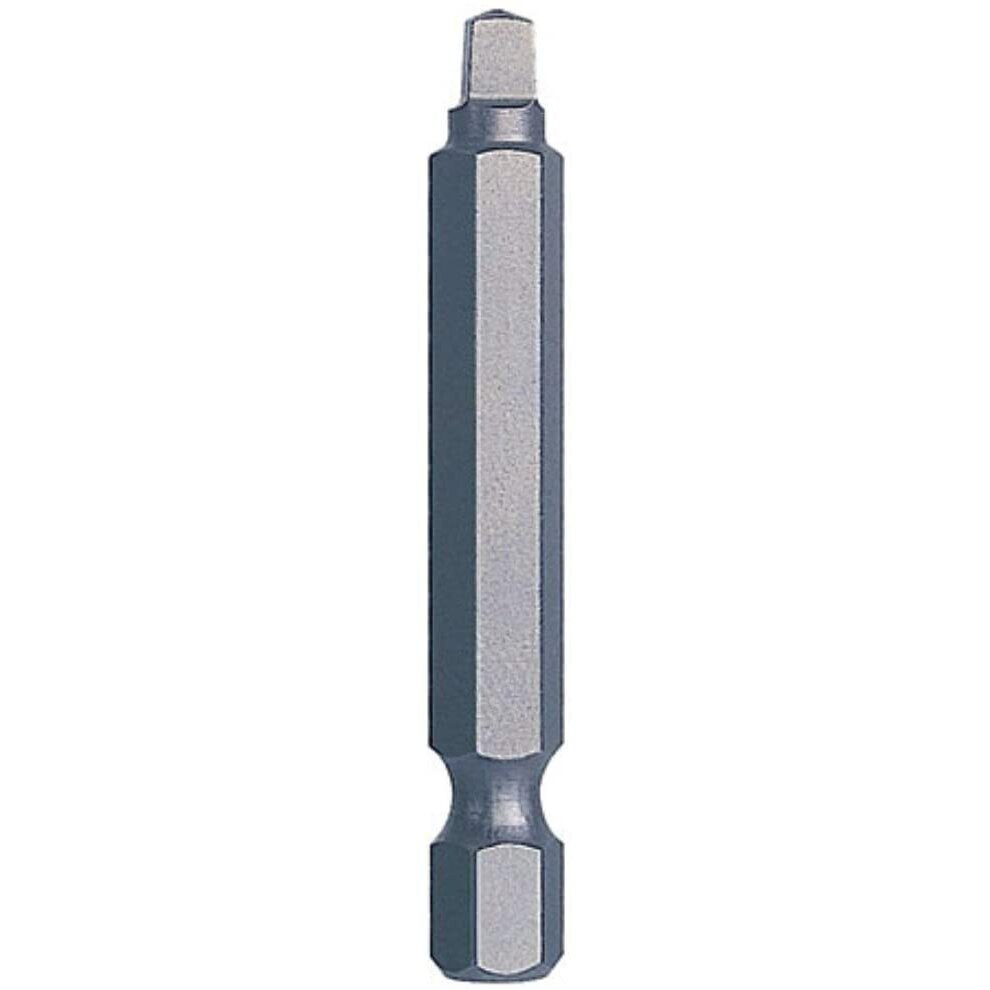 Trend SNAP/SQ/1 4 Pack of No 1 (3/32in) Robertson Square Drive Screwdriver Bits. 50mm Long Allows Direct fit to Quick Chucks, Black, Set of 3 Pieces