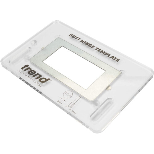 Trend Trend Temp/BH/A Template Butt Hinge 75/100MM, White 2