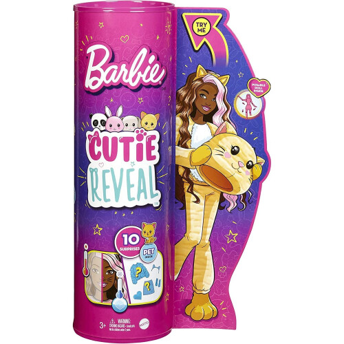 Barbie Poup   e Barbie Cutie Reveal Kitty Costume 1