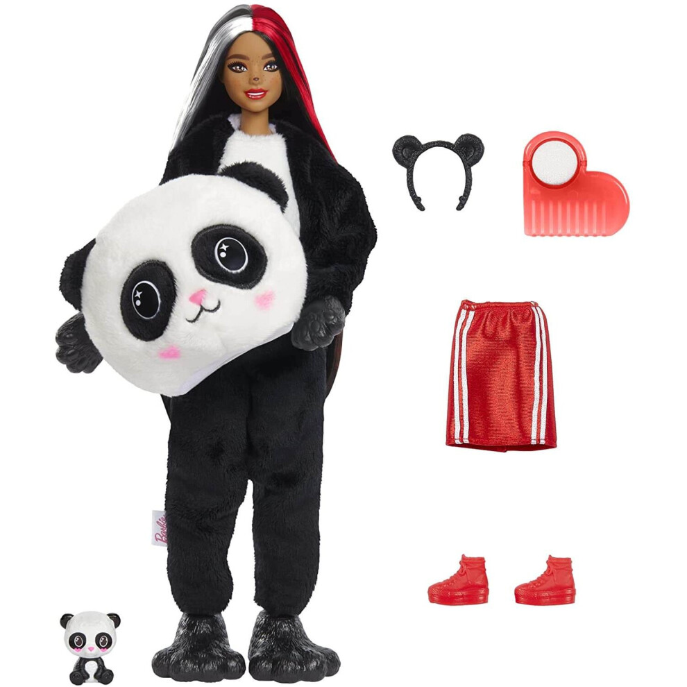 Barbie Cutie Reveal Panda Costume Doll