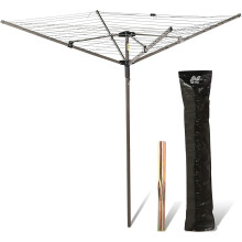 (Green) NETTA Rotary Washing Line, 4 Arm - 45M
