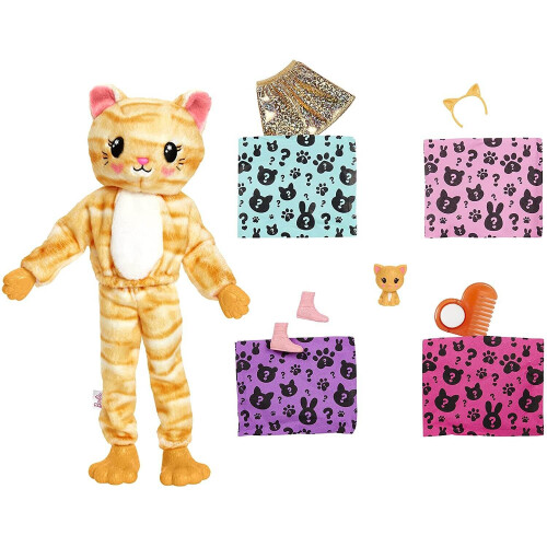 Barbie Poup   e Barbie Cutie Reveal Kitty Costume 2