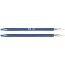 KnitPro KP47504 Zing: Knitting Pins: Circular: Interchangeable: Normal: 4.50mm, Aluminium, Multi-Colour, 4.5mm