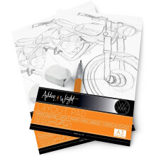 Ashton and Wright - A3 Semi Transparent Layout Pad - 50gsm Paper - 60 Sheets - Pack of 5