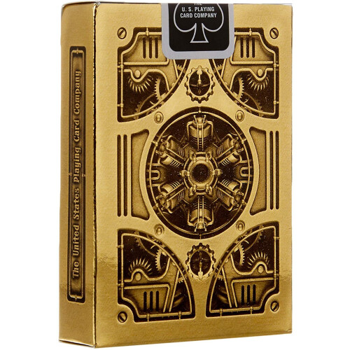 Cartes à Jouer Bicycle Steampunk - Or 1