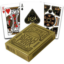 Bicicleta Cartas Juego Steampunk - Oro