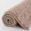 (120X120 cm Square Shape) Myshaggy Collection Rugs Solid Design 5