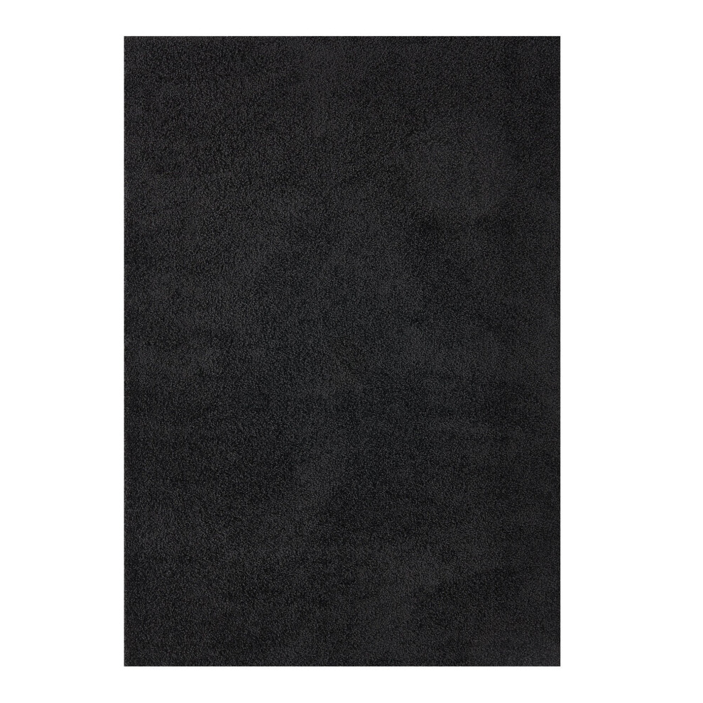 The Rugs Black (60X110 Cm) Myshaggy Collection Rugs Solid Design