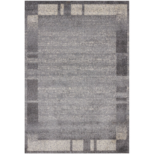 (160X230 cm) Ephesus Collection Modern Rugs Grey Cream