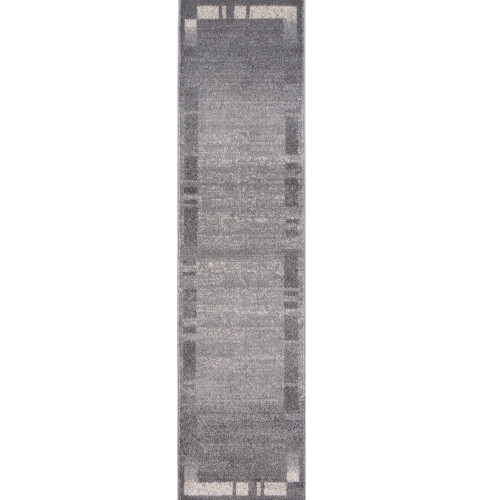 (160X230 cm) Ephesus Collection Modern Rugs Grey Cream 2