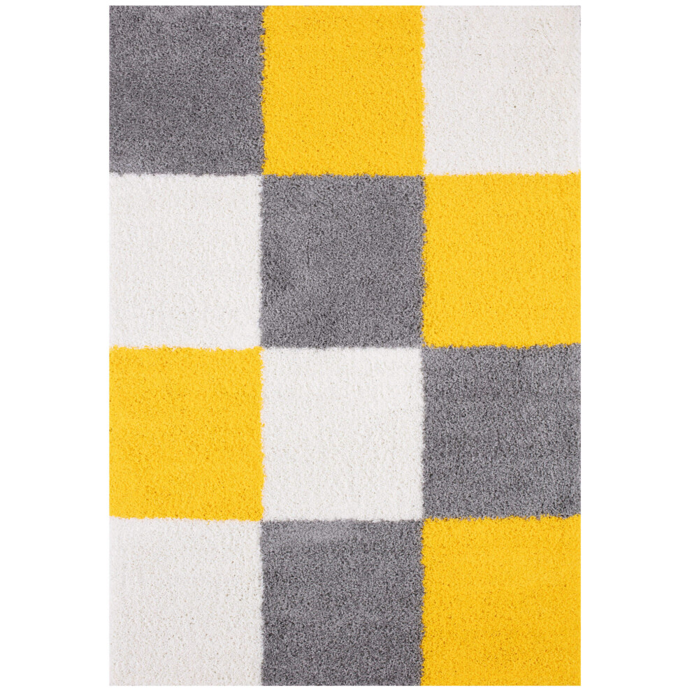 The Rugs Yellow (180X270 Cm) Myshaggy Collection Rugs Geometric Design
