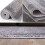 (60X110 cm) Ephesus Collection Modern Rugs in Grey 2