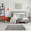 (60X110 cm) Ephesus Collection Modern Rugs in Grey 3