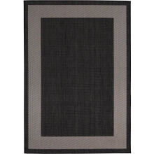 (120X170 cm) Ecology Collection Outdoor Rugs in Black
