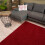 (120X120 cm Square Shape) Myshaggy Collection Rugs Solid Design 6