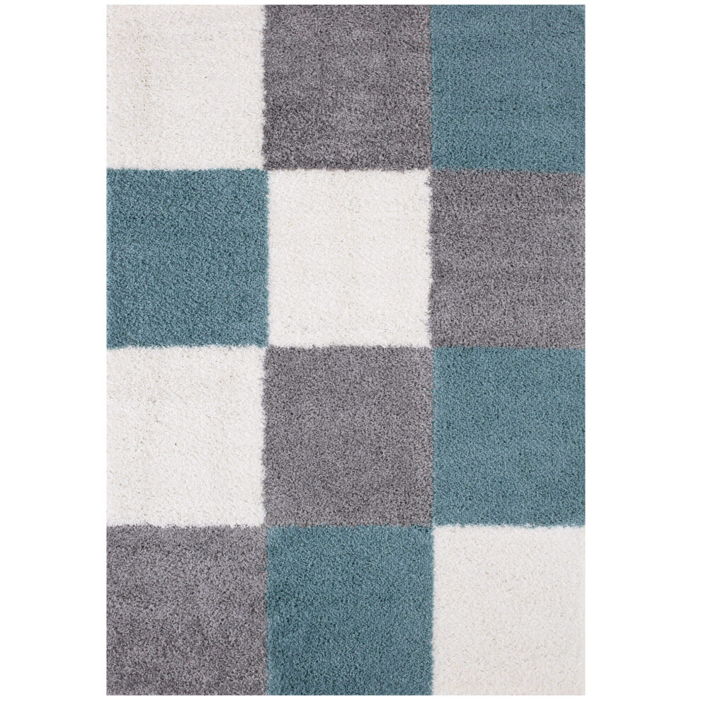 The Rugs Blue (180X270 Cm) Myshaggy Collection Rugs Geometric Design