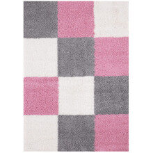 (120X120 cm Square Shape) Myshaggy Collection Rugs Geometric Design