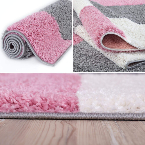 (60X110 cm) Myshaggy Collection Rugs Geometric Design 2