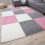 (60X110 cm) Myshaggy Collection Rugs Geometric Design 4