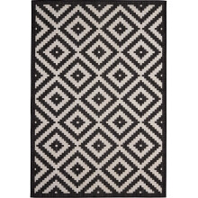 (200X290 cm) Ecology Collection Outdoor Rugs in Black