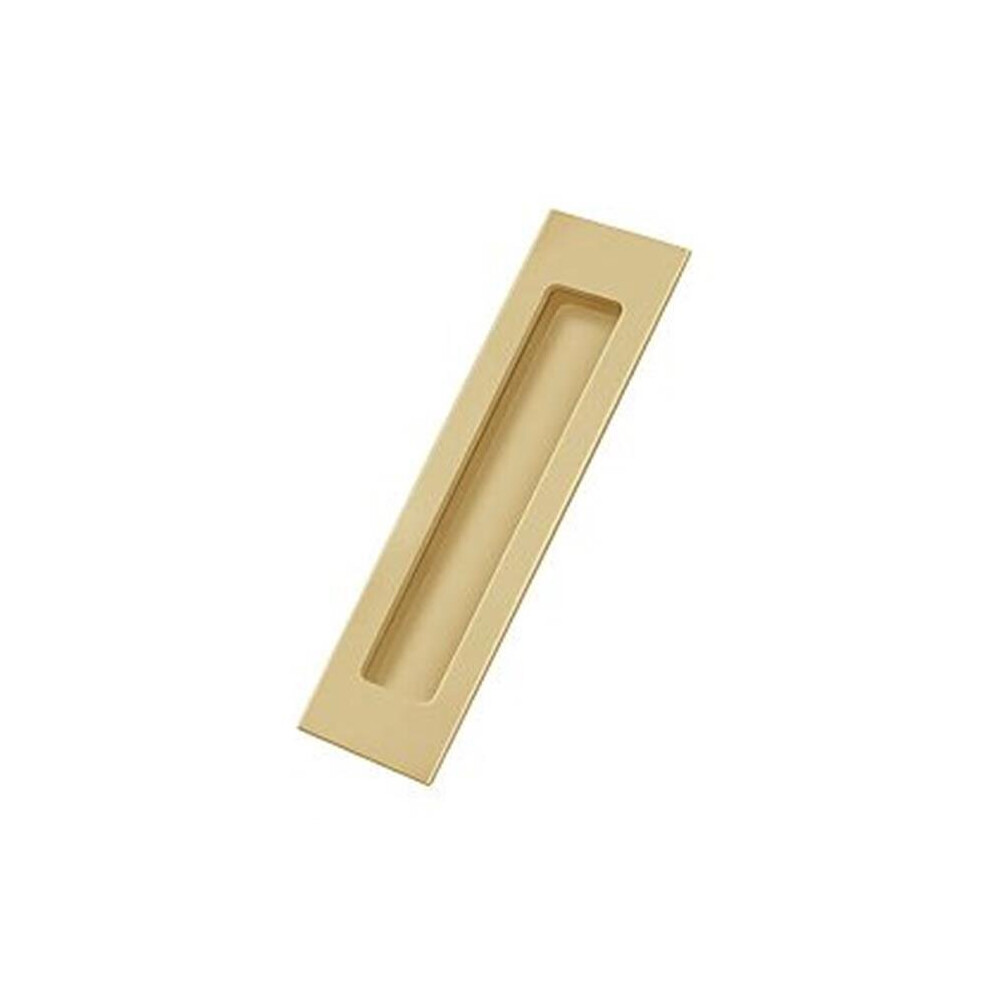 Deltana Fp7178u4 7 X 1.87 In. Rectangular Flush Pull, Brushed Brass 760923487905