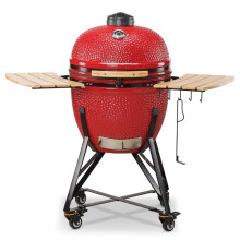 KAMADO BONO Grande 23" Inch - 59cm. | Kamado with Divide & Conquer, Ceramic Chicken Sitter, Cover and Ash Tool Included