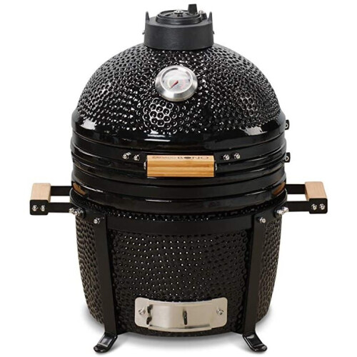 Kamado Bono Black Minimo 40cm Ceramic BBQ Smoker