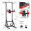 Gymax Multi-function Power Tower Pull Up Bar Dip Stand Home Gym Power Station 8