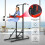Gymax Multi-function Power Tower Pull Up Bar Dip Stand Home Gym Power Station 6