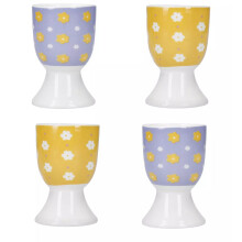 Have A Cracking Day Breakfast Novelty Soleada Floral Set Of 4 Egg Cups