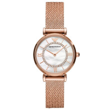 Emporio Armani AR11320 Damenuhr Roségold mit zwei Zeigern