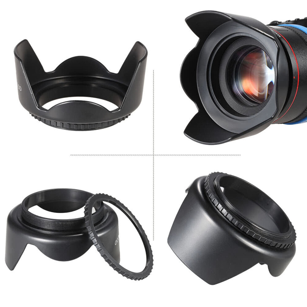 67Mm Filter Kit (Uv+Cpl+Fld) + Nylon Carry Pouch Lens Cap Holder Hood 3654659461872