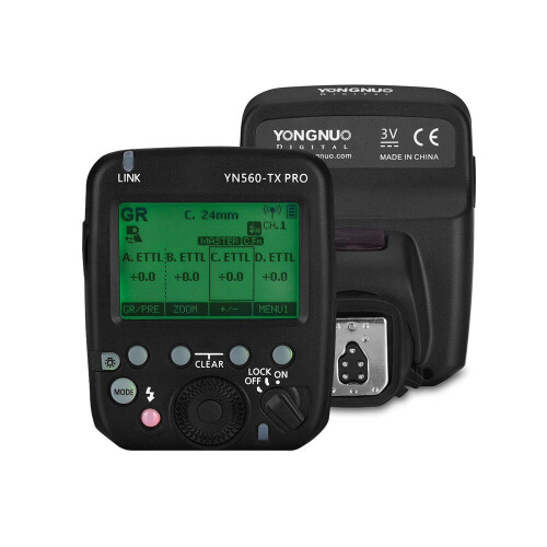 2.4G On-camera Flash Trigger Speedlite Wireless Transmitter with LCD Screen 1
