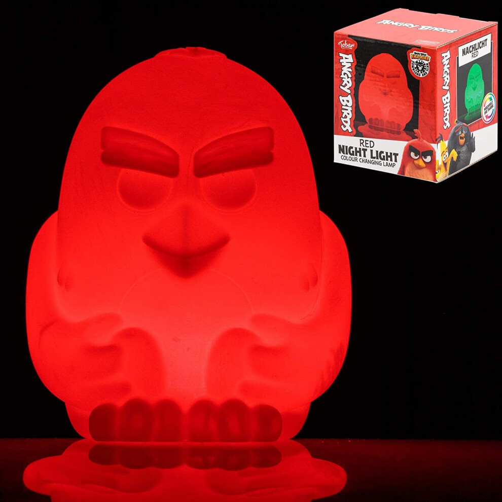 Tobar 36757 Angry Birds-Night Light-RED, Multi