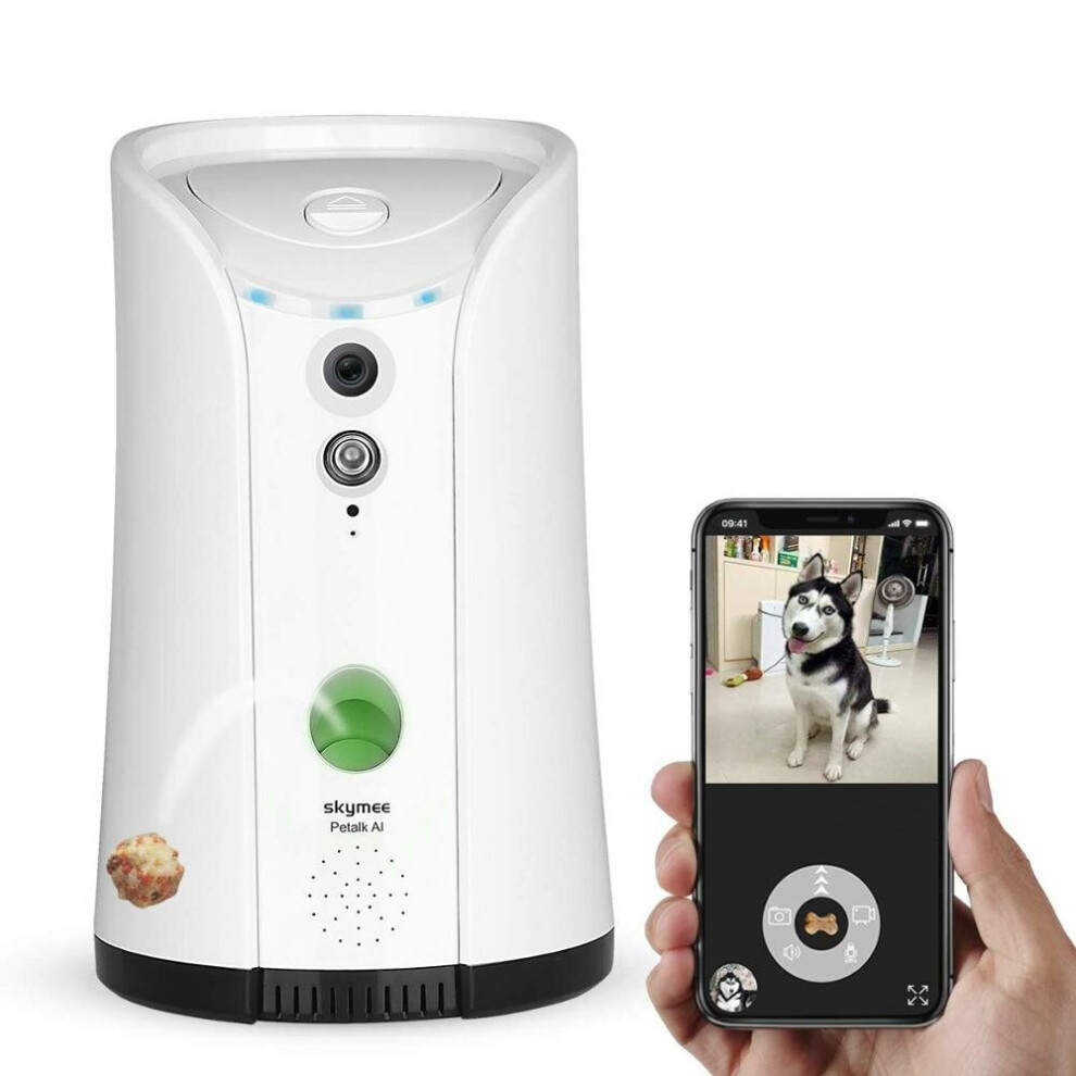 Smart Pet Monitoring Remote Control Camera Feeder for Cat Dog