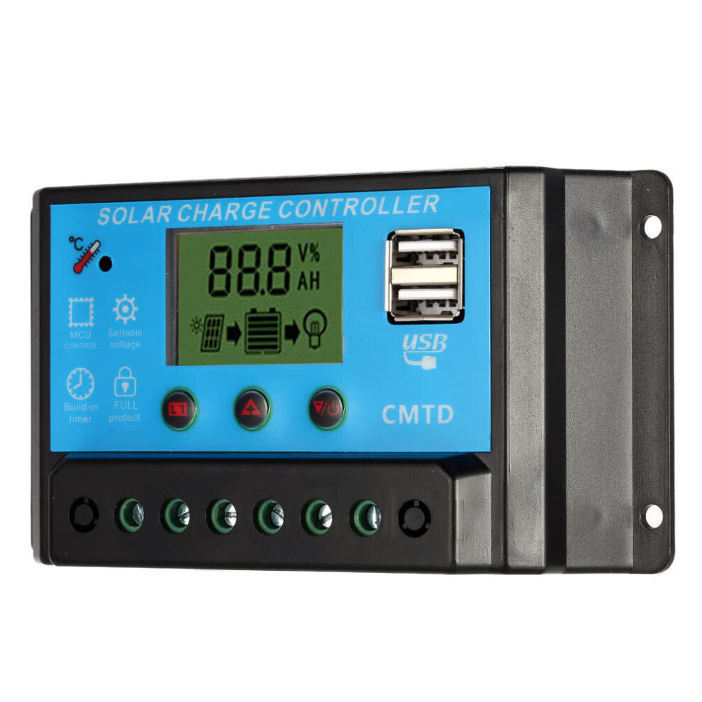 10A 12.6V Lcd Solar Charge Controller Pwm Charging Regulator For Solar Panel 6112211964515