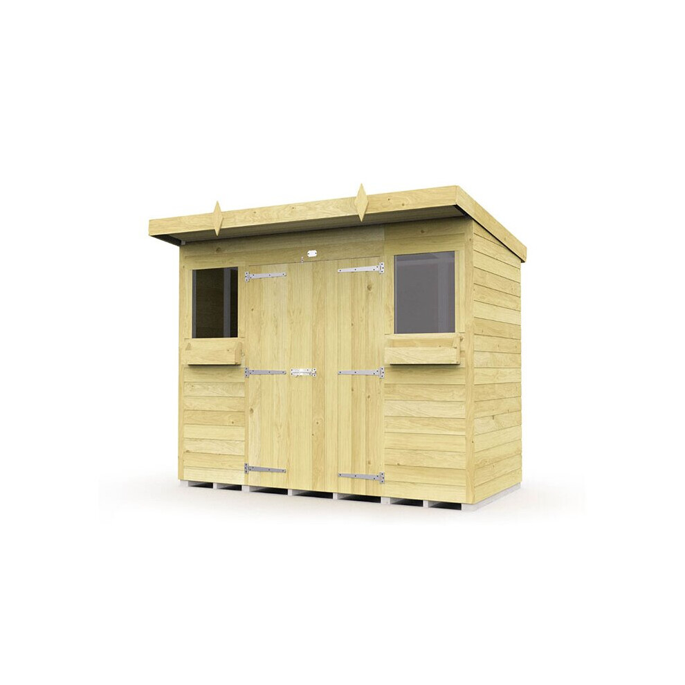 Total Sheds Pent Summer Shed 8Ft X 4Ft Fast & Free 2-5 Nationwide Delivery