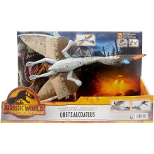 Mattel Jurassic World Dominion Quetzalcoatlus Dino Figur mit Angriffsmotion