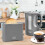 Quest (Grey) Quest Modern Kettle & Toaster Sets / 1.7L Kettle & 2 Slice Toaster 1
