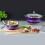 SQ Professional SQ Professional Metallic 5pc Die-Cast Non-Stick Stockpot Set 2