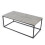LIVIVO Industrial Coffee Table Rectangular Metal Frame Grey Modern Living Room 13