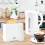 Quest (White) Quest Modern Kettle & Toaster Sets / 1.7L Kettle & 2 Slice Toaster 1