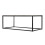 LIVIVO Industrial Coffee Table Rectangular Metal Frame Grey Modern Living Room 14