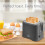 Quest (Grey) Quest Modern Kettle & Toaster Sets / 1.7L Kettle & 2 Slice Toaster 3