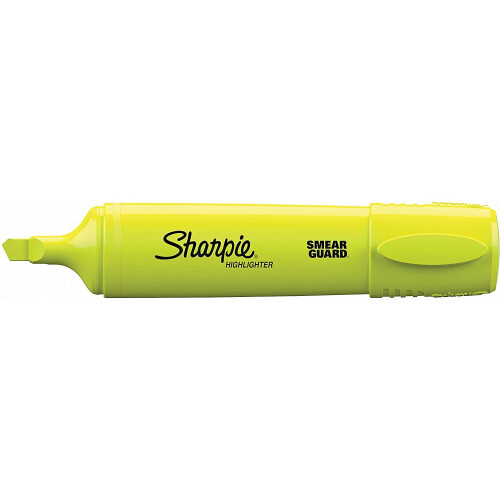 Sharpie Sharpie Fluo XL Highlighters | Chisel Tip | Fluorescent Yellow | 2 Count 1