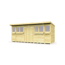 Pent Summer Shed 16ft x 6ft Fast & Free 2-5 Nationwide Delivery
