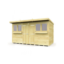 Pent Summer Shed 12ft x 8ft Fast & Free 2-5 Nationwide Delivery