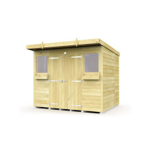 Pent Summer Shed 8ft x 6ft Fast & Free 2-5 Nationwide Delivery