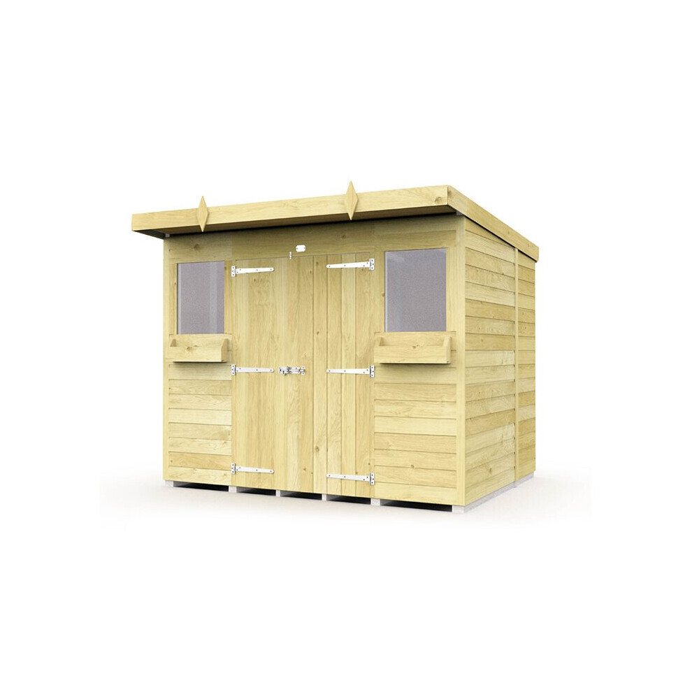 Total Sheds Pent Summer Shed 8Ft X 6Ft Fast & Free 2-5 Nationwide Delivery