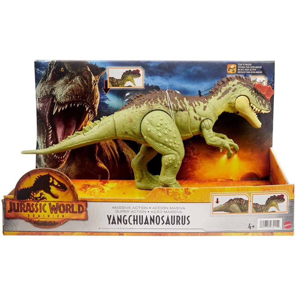 Mattel Jurassic World Mega Destroyers Yangchuanosaurus Toys